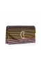 Christian Louboutin Loubi54 Clutch Aftersun Trykt Crepe Sateng Og Strass Flerfarget