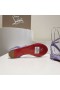 Christian Louboutin Mafaldina Flatskjerm Sandaler Patent Skinn Lilla