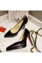 Christian Louboutin Pigalle Plato Pumper 100mm Nappa Skinn Sort CL Sko