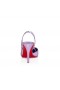Christian Louboutin Posticha 80 Mm Slynge Tilbake Pumper Specchio Skinn-Og Pvc-Parme