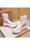 Christian Louboutin Sharky Sokk Kvinner Joggesko Strikk Mesh Hvit