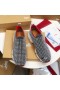 Christian Louboutin Spike Sokk Joggesko Neopren Sølv