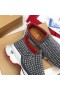 Christian Louboutin Spike Sokk Joggesko Neopren Sølv