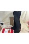 Christian Louboutin Suede Bianca Botta 140MM Kneet Boots CL Sko