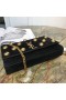 Saint Laurent Middels Kate Bag Svart Semsket Studs