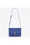 Saint Laurent Solferino Medium Bag Blå Boksen Kalveskinn Saint Laurent Poser