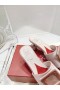 Roger Vivier Kube Strass Hæl Muldyr Rosa Fløyel