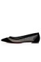 Christian Louboutin Galative Ballett Flatskjerm-Versjon Svart Veau Velours