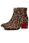 Christian Louboutin Spikita Booty Adoxa 70 mm Brun Kalv