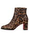 Christian Louboutin Spikita Booty Adoxa 70 mm Brun Kalv