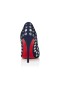 Christian Louboutin Miss Z Boum Boum Mirror 100 Mm Pumps Crepe Satin Zaffiro