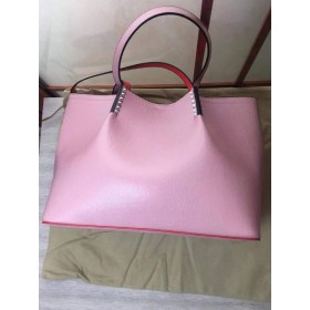 Christian Louboutin Cabarock Tote Bag Kalveskinn Tilsatt Rosa
