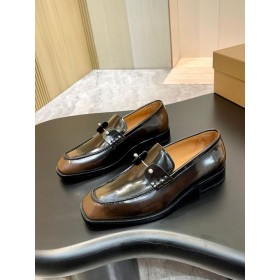Christian Louboutin Chambelimoc Loafers Glatt Kalv Skinn Sort