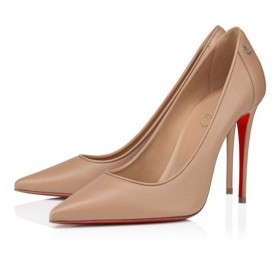Christian Louboutin Sporty Kate 100 Mm Pumper Nappa Skinn Blush
