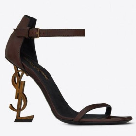 Saint Laurent Opyum 110mm Sandaler Sort Skinn Saint Laurent Sko