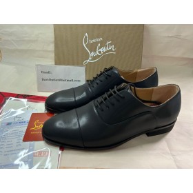 Christian Louboutin Greggo Flatskjerm Svart Kalv