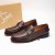 Christian Louboutin Logo Embellishment Loafers Kalv Skinn Kaffe