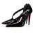 Christian Louboutin Pumper Astrid Patent 100mm Sort/lin Svart Patent