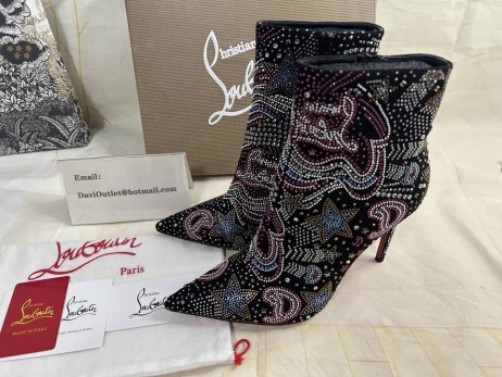 Buty Christian Louboutin So Kate Starlight z czerwoną podeszwą z 100 mm strass Kolorowego kolor
