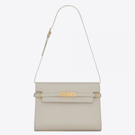 Kadrowanie zdjęć torebka Saint Laurent Manhattan z Białej skóry Cielęcej Torby Saint Laurent