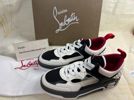 Buty Christian Louboutin Astroloubi z cielęcej skóry i skóry Nappa kolor Biały CL