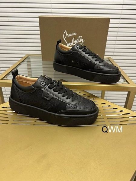 Christian Louboutin Sneakers Happyrui Na płaskiej podeszwie Z dwoiny bydlęcej, Czarne Okulary Oakley