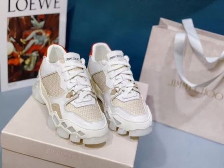 TRENER Jimmy Choo DIAMOND X TRAINER/M FHF Tenisky White