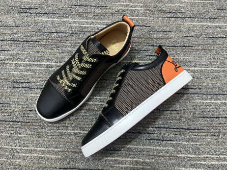Buty Christian Louboutin Fun Louis Junior ze skóry i tkaniny Multi