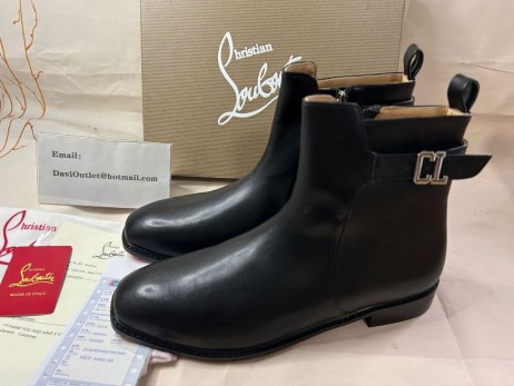 Buty Christian Louboutin Validobi Z Czarnej skóry Cielęcej