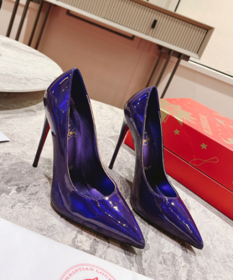 Christian Louboutin Kate Pumps 100mm Specchio Leather Elektra