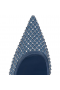 Czółenka Christian Louboutin Apostropha Z kryształkami 80 mm kolor Niebieski