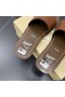 Sandały Christian Louboutin Coolraoul Slide Skórzane Brązowe
