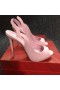 Czółenka Christian Louboutin Hot Chick 120 mm Z Lakierowanej Skóry w kolorze Różowym