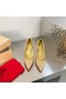 Christian Louboutin czółenka Lipchick 100 mm Z Lakierowanej Skóry Cielisty