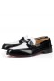 Mokasyny Christian Louboutin Penny Z Czyszczenia skóry Cielęcej w kolorze Czarnym