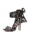 Christian Louboutin Sandale Du DéSert 100 Mm Klapki zawiesia Z Poly-satyna Z nadrukiem Petunie w kolorze Czarnym