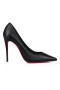 Czółenka Christian Louboutin Sportowy Kate 100 Mm ze skóry Nappa w kolorze Czarnym