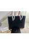 Torba Christian Louboutin East West Cabata Loubinthesky Z Cielęcej skóry w kolorze Czarnym
