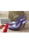 Czółenka Christian Louboutin Hot Chick 100 mm Lilac Smoke/lin Fioletowy Dym Z Lakierowanej skóry