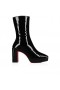 Niskie buty Christian Louboutin Alleo 90 Mm Z Miękkiej, Lakierowanej skóry Cielęcej w Kolorze Czarnym Christian Louboutin Shoes