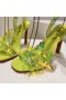 Sandały Christian Louboutin Alyah 85 mm z PVC Opalizującym Skóry Neon-żółty