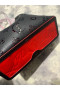 Christian Louboutin Cabarock Spikes Torba-Тоут Z Cielęcej Skóry Loubinthesky Z Perforacją W Kolorze Czarnym Christian Louboutin
