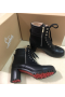 Botki Christian Louboutin En Hiver z Cielęcej skóry 70 mm kolor Czarny