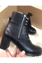 Botki Christian Louboutin En Hiver z Cielęcej skóry 70 mm kolor Czarny