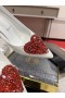Czółenka Christian Louboutin I Love Kate z Kryształowym Стразовым sercem Nappa White CL