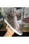 Buty Christian Louboutin Lou Pik Pik Z Змеиным Nadrukiem I Kolorowymi Kolcami