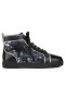 Buty Christian Louboutin Louis Z wysokiej piszczelą z Cielęcej skóry w kolorze Czarnym Christian Louboutin Shoes