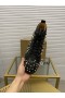 Christian Louboutin Louis Spikes - Wysokie buty z cielęcej skóry w kolorze Czarnym