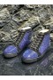 Buty Christian Louboutin Louis Strass Z wysokiej piszczelą, Zamszowe, Czarno-niebieskie
