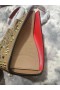 Torba Christian Louboutin Paloma z uchwytem na górze średniej wielkości z cielęcej skóry i kolcami Loubinthesky Khaki